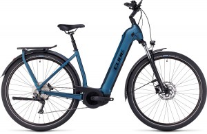 CUBE KATHMANDU HYBRID ONE 625 BLUE N BLACK 2024 DRIMALASBIKES